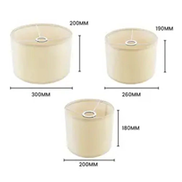 Classic Retro Linen Table Lamp Floor Lamp Fabric Lampshade Lampshade Flower Lampshade