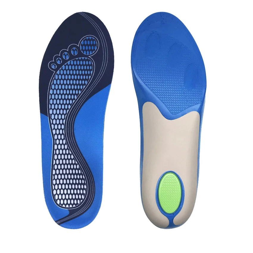 Plantar Fasciitis Feet Insoles Arch Supports Orthotics Inserts Relieve Flat Feet, High Arch, Foot Pain Sports Orthopedic Insoles