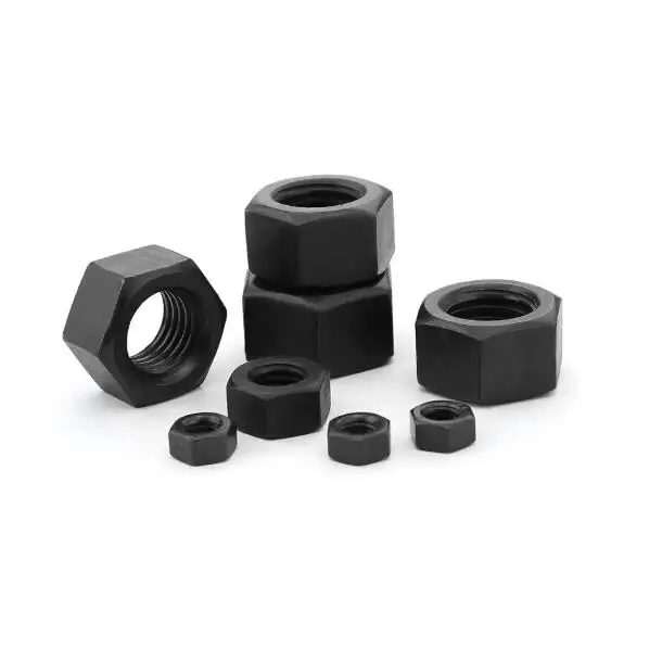 Factory Price Wholesale of High Quality DIN934 Black Hex Nuts