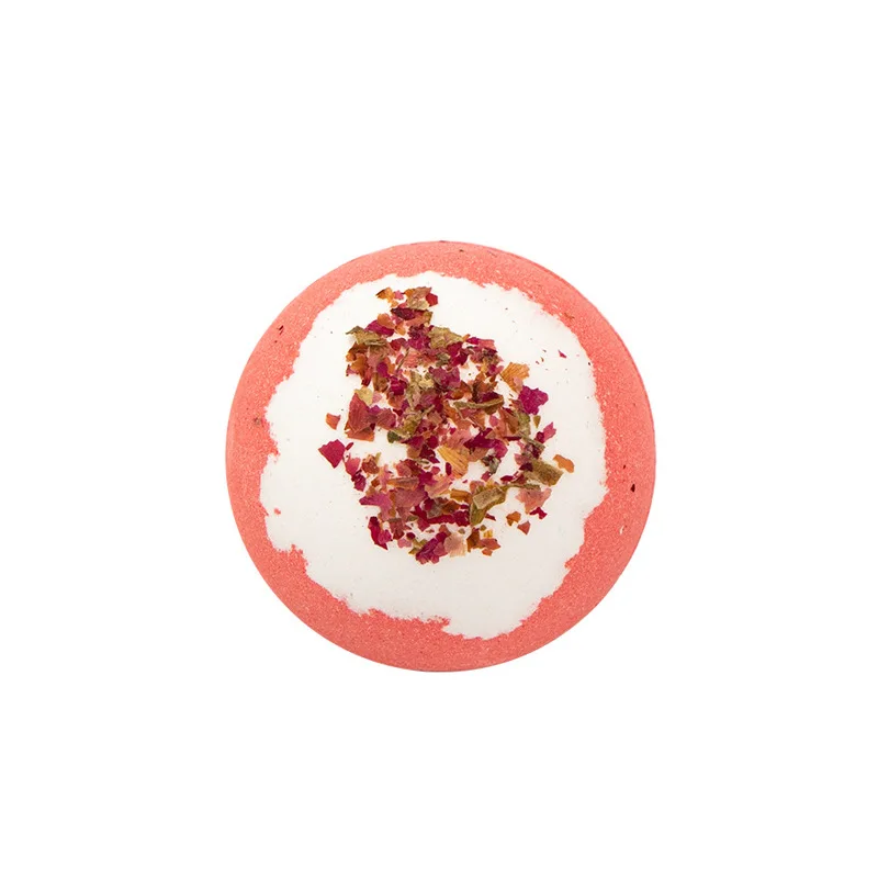 Exploding Dried Flower Bath Salt Ball Nourishing Moisturizing Bubble Bomb