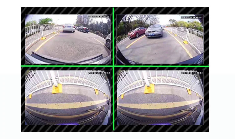 HD night vision bird view 360 degree bird view car camera system manufacturer for A6