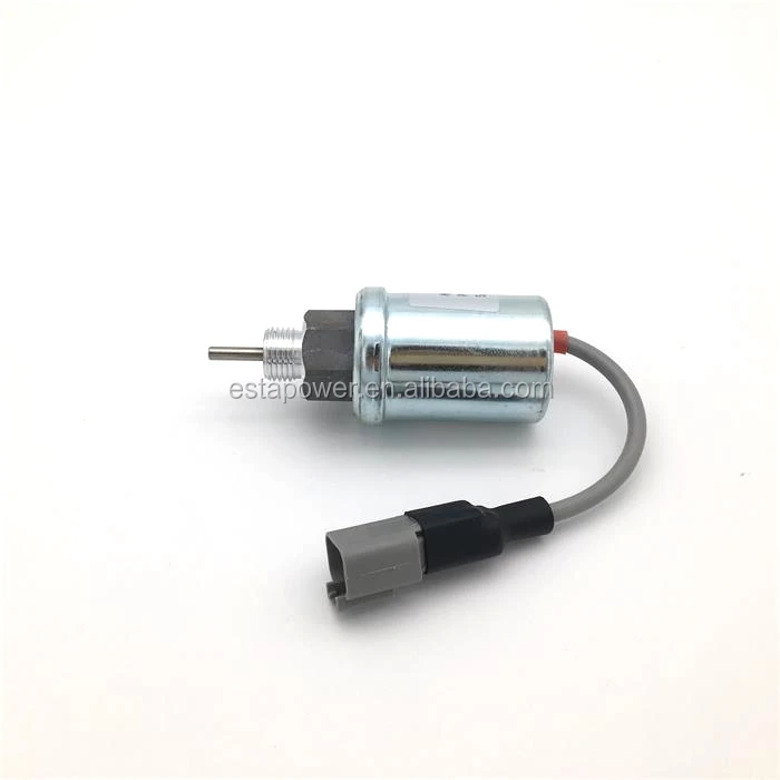 Стопорный соленоид подходит для 333/D9799 716/30297 716/30201 для двигателя JS330 JS180 2CX 3CX 4CX