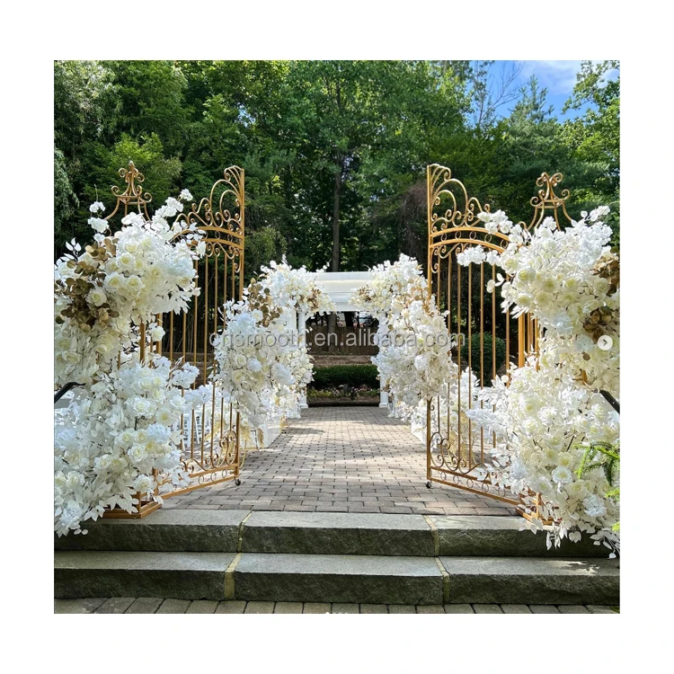 Wedding Decorations Latest Iron Door Arch Garden Arch/ Wedding Party Gate Stage Background