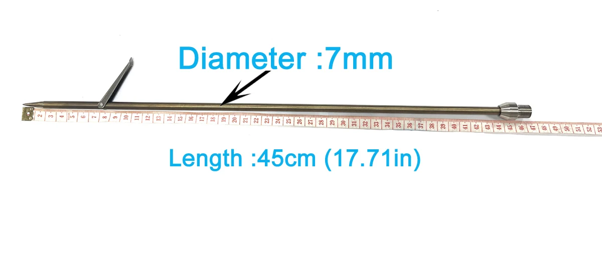 Speargun Spearfishing Hunting Spears Carbon Pole Spear Adjustable Diving Hand Spear Gaff Gig Harpoon With Steel Barb Tip Head