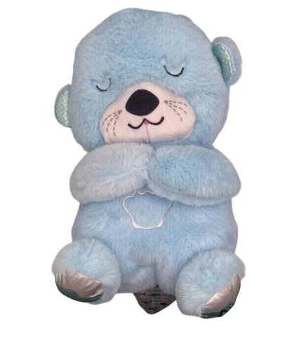 Breathing bear animal Baby otter baby sleep doll Child doll comfort bear plush toy