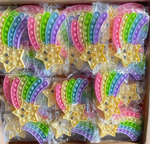 Hot Sale Fast delivery Push It Sensory Silicone Stress Reliever Toy Fidget Toy Set kit