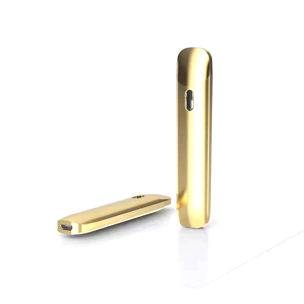 
2021 newest 280mAh rechargeable one-piece CBD vape pen with window 