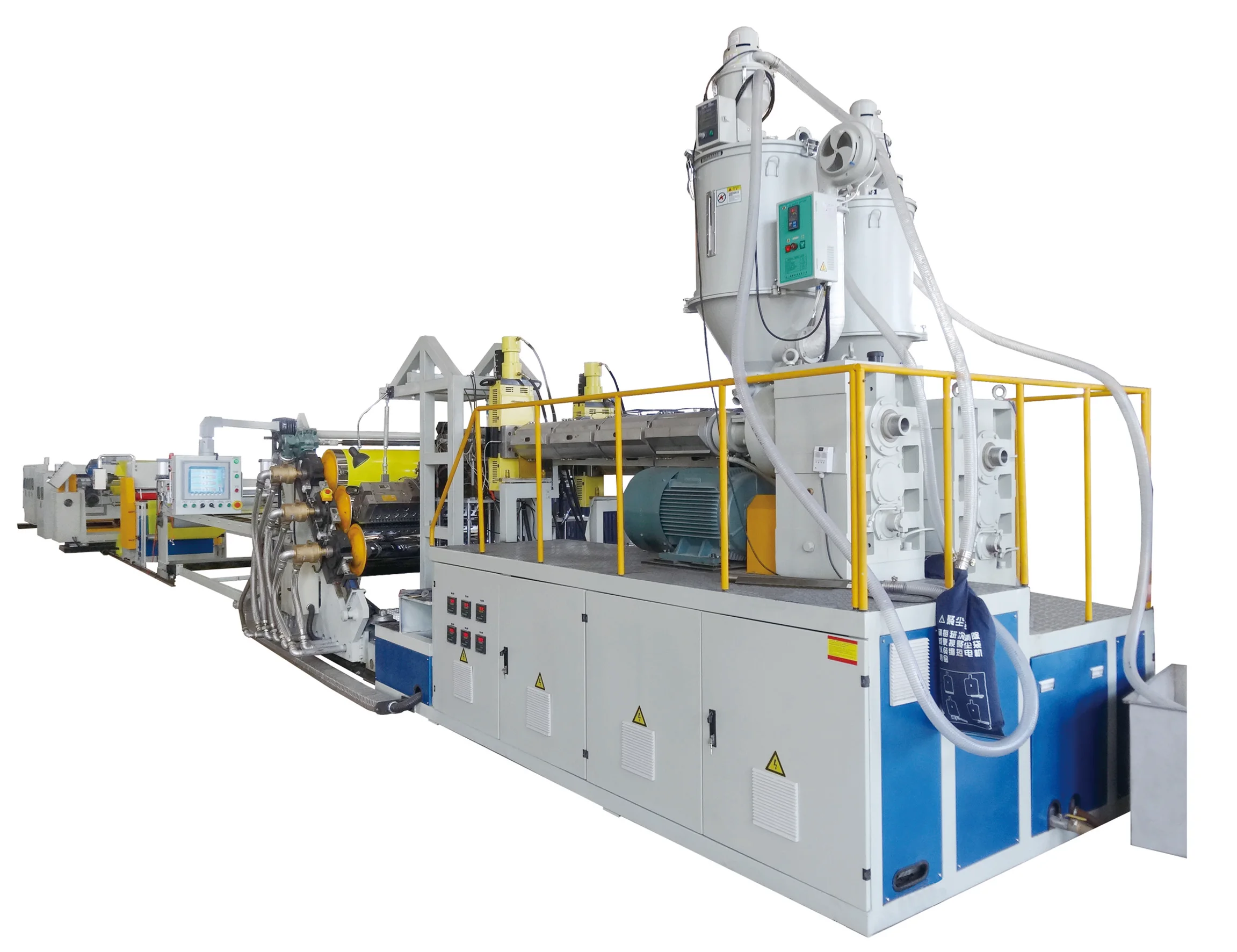 PP PE ABS PS PC PMMA Board Sheet Extrusion Production Line Film Wrap Thermoforming Machine