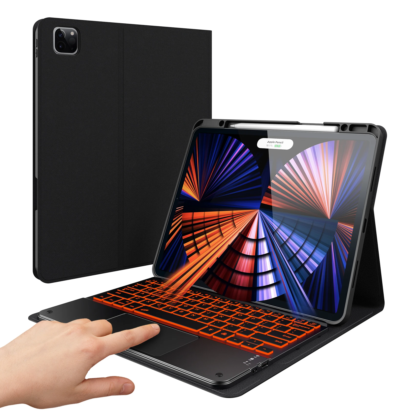 Air Magic Keyboard Touchpad Mini Keyboard Case for iPad Pro 12.9 Inch