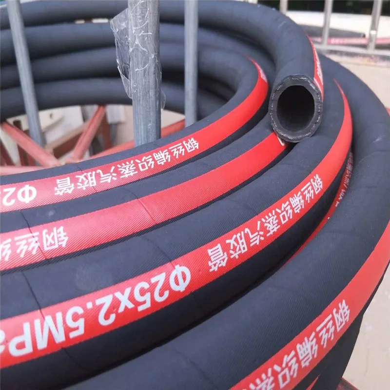 High temperature steam lines hydraulic rubber hose steam hose EPDM rubber steam hose