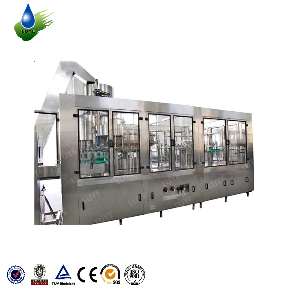 Factory outlet sprite can filling machine csd 3-in-1 plastic bottled soft drink with cheapest price