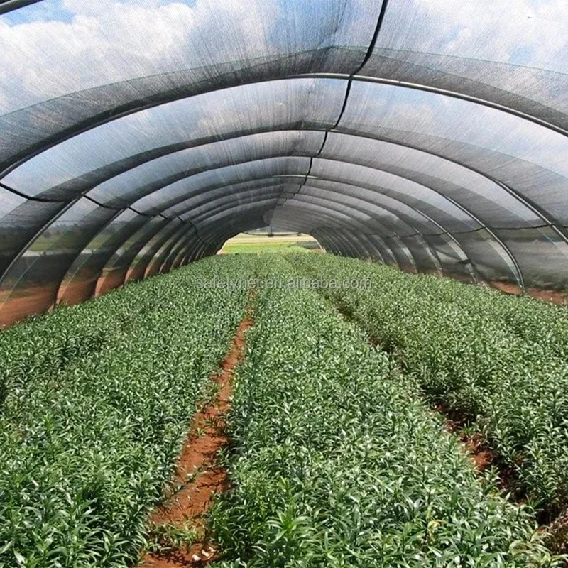 30%-95% Sun UV Protection HDPE Knitted Garden Netting Greenhouse Plant Shade Mesh Fabric Net For Agriculture