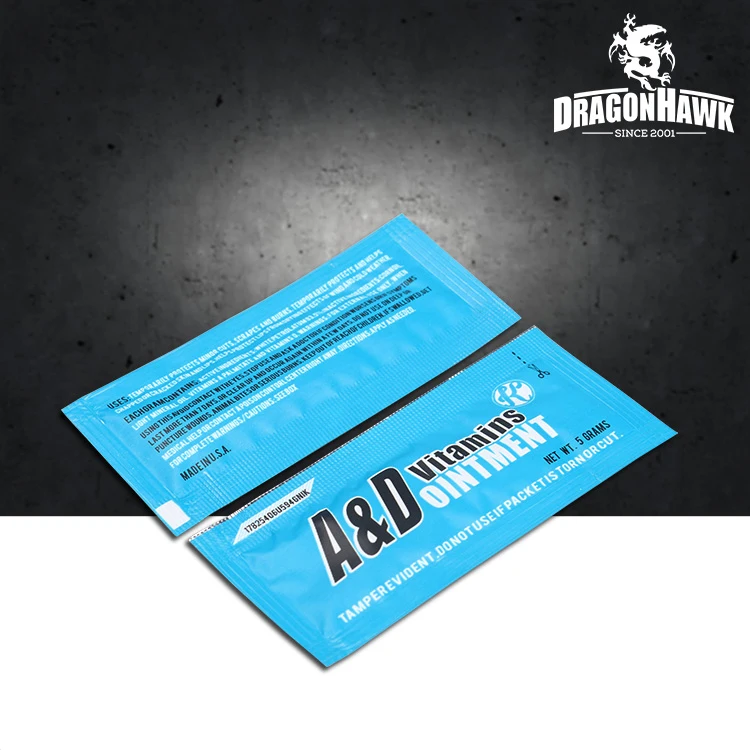 Wholesale Price High Quality Tattoo After Care 100pcs/bag Tattoo Vitamin A&d Ointment