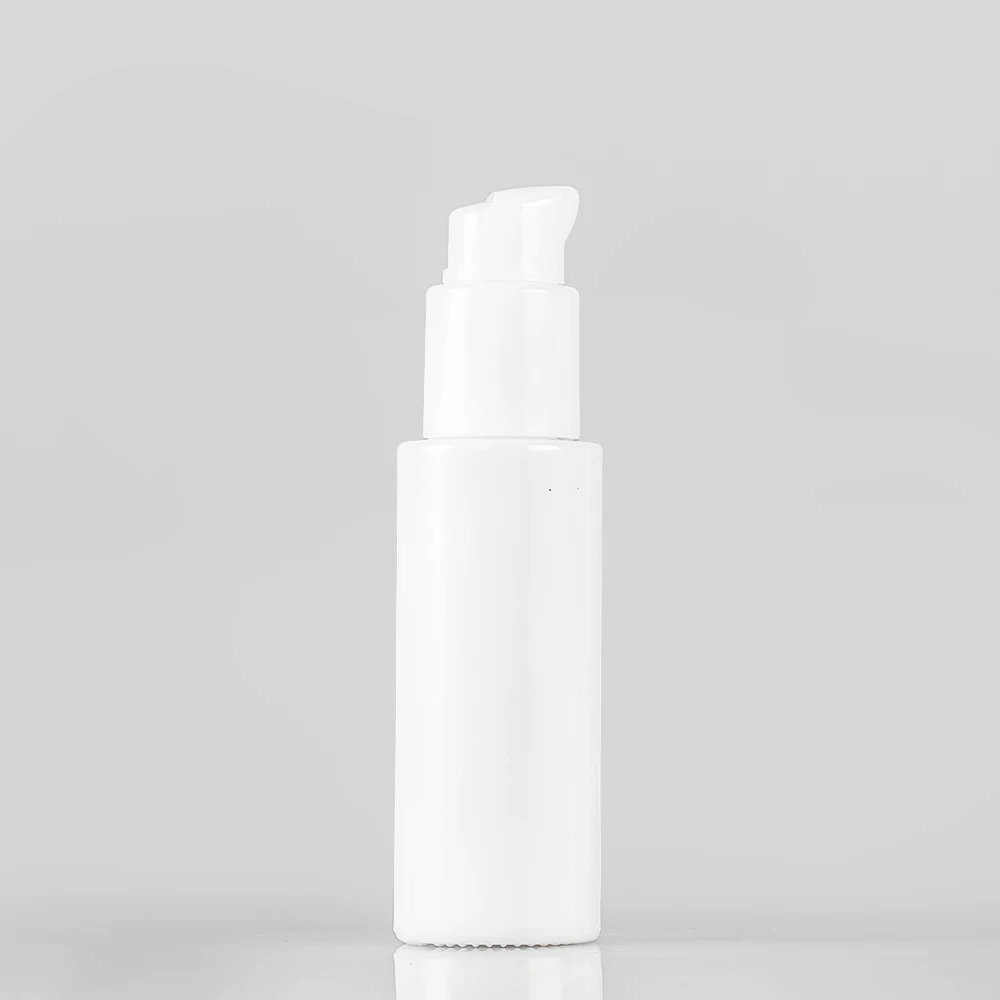 50cl Cylinder opal white glass jar for cosmetics packaging