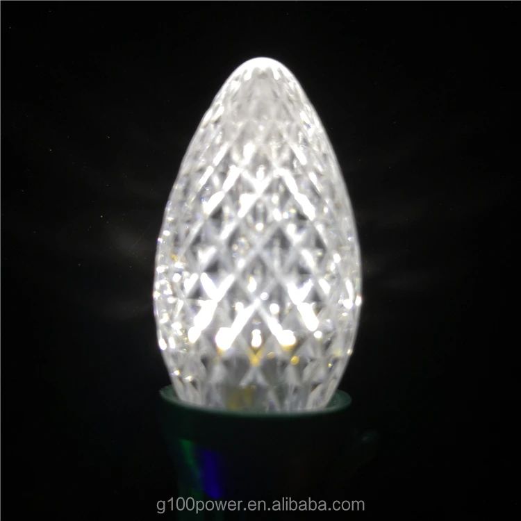 Alibaba On-line Wholesale C7 LED Christmas Light Bulb Bright White for Outdoor Christmas Lighting Decor