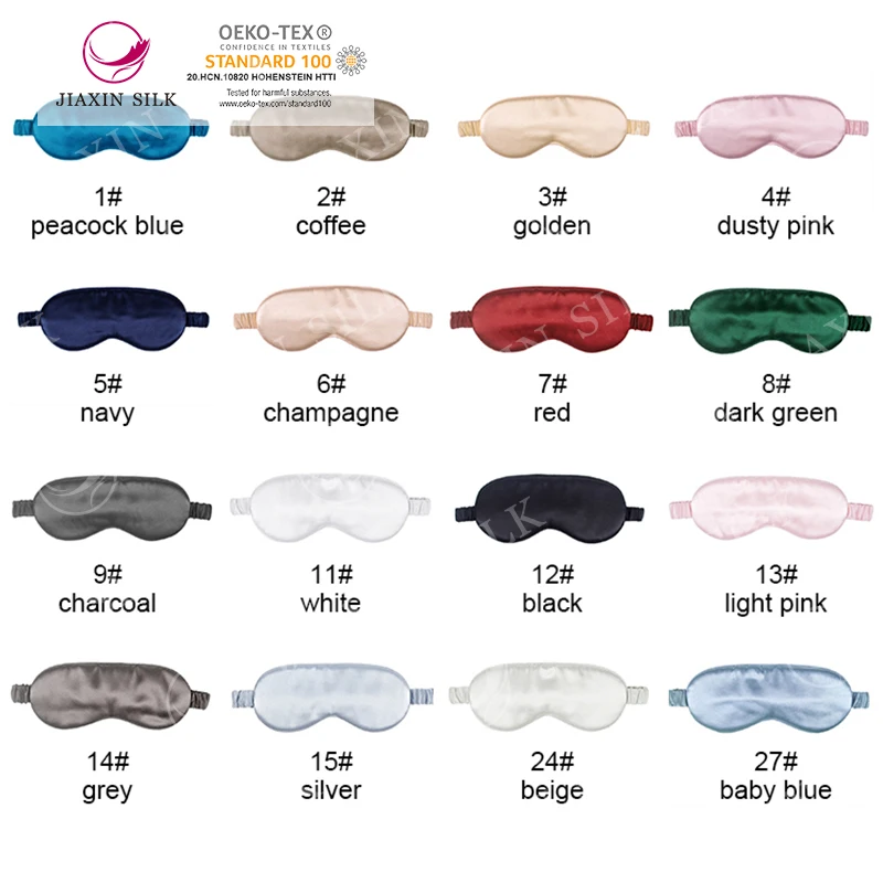 High quality silk embroidery eye sleeping mask 100% mulberry silk sleeping eyemask cat silk eyemask
