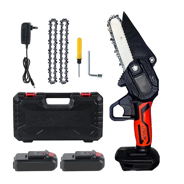 Support OEM Professional Manufacturing Rechargeable Mini Lithium Chainsaw Machine