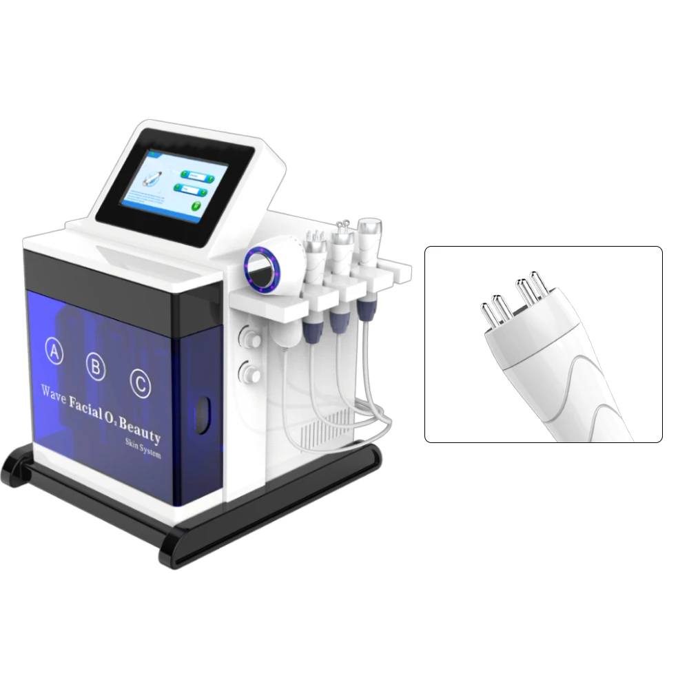 Многофункциональный 4 в 1 aquafacial микродермабразия гидро Aqua лица гидроокислительняа установка для терапии струйного пилинга косметологический аппарат