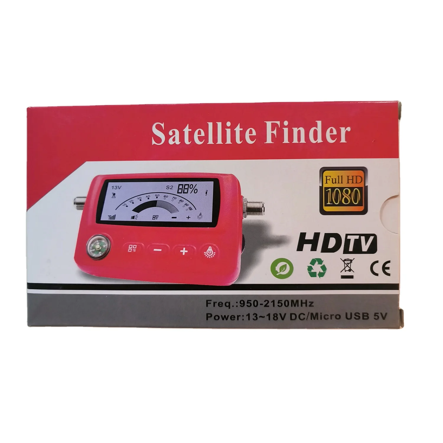 Highfly Digital Satellite Finder STF-B07S Meter Satlink Receptor TV Signal Receiver HD Satfinder
