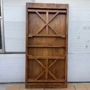 Solid wood Cross legs Farm  Table for wedding