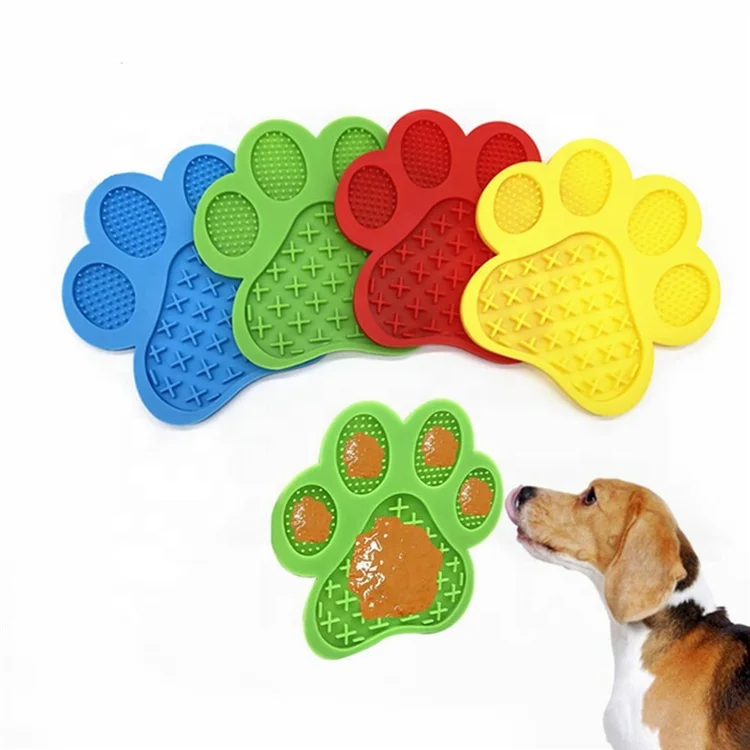 Hot Sale Pet Slow Food Feeder Tray Distraction Bathing Dog Bath Peanut Butter Lick Pad