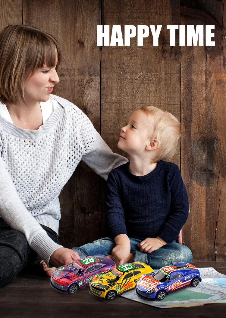 Cheapest Alloy Mini Diecast Toy Vehicles Play Game Model Hot Children Wheels Friction Toy Vehicle Car Set