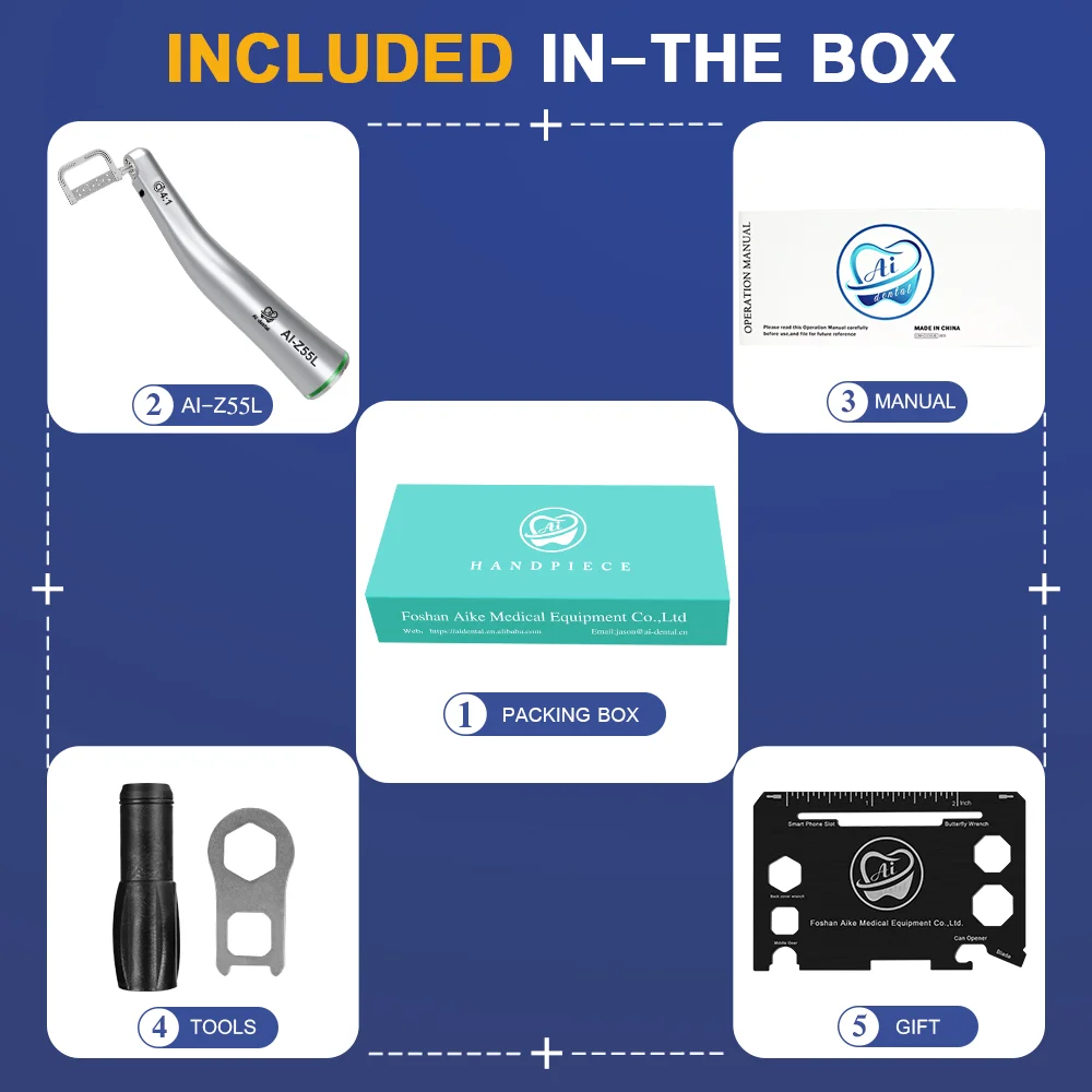Z55L ортопедический EVA 4:1 межпроксимальный зачистки контругловой наконечник для механически медицинской операции Стоматологическая пила