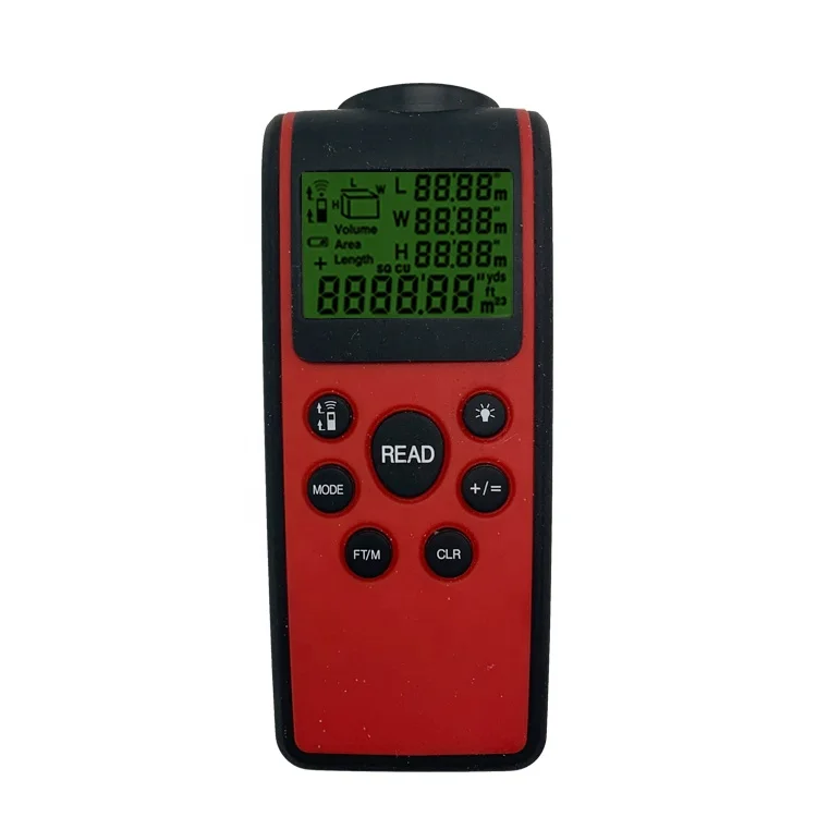 Electronic Ultrasonic Distance Measured Meter with Laser Pointer