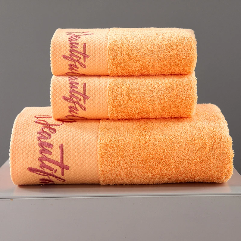 Wholesale 100% cotton bath towel face towel hand towel