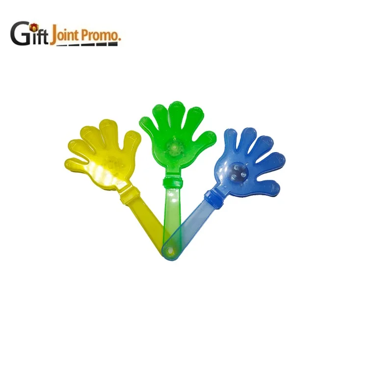 
Personalized Printed Party Cheering Plastic LED Hand Clapper 