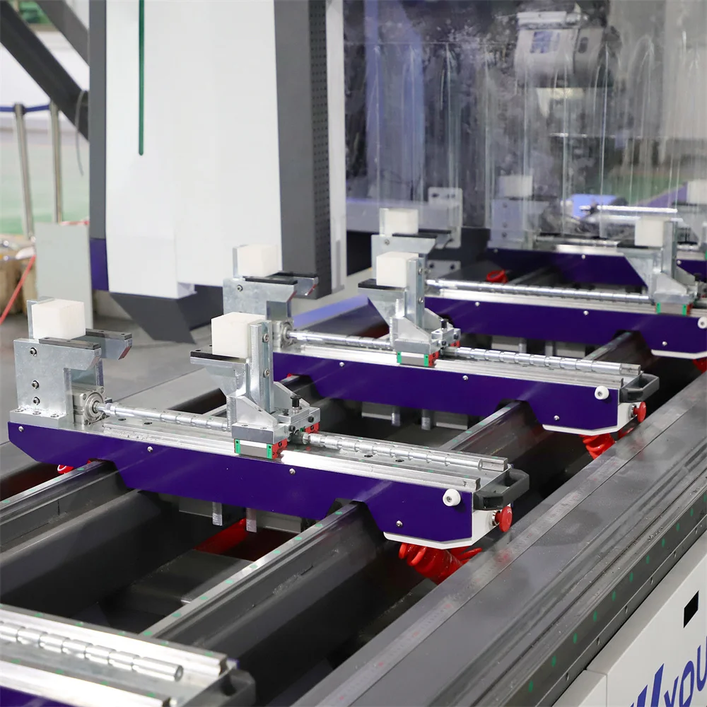 Multifunctional 5-axis CNC drilling milling and cutting machining center for aluminum alloy curtain wall