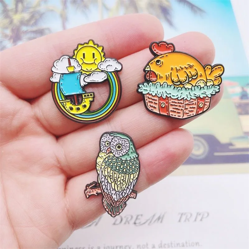 Factory Price Commemorative Pin Badge Custom Metal Badges Recycle Metal Pin Badges Sandblast Enamel Pins