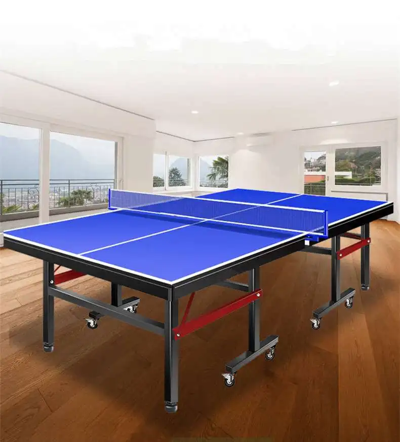 Factory direct 15mm MDF  Table Tennis Table Cheap price Standard Size Pingpong Table Foldable Indoor Entertainment