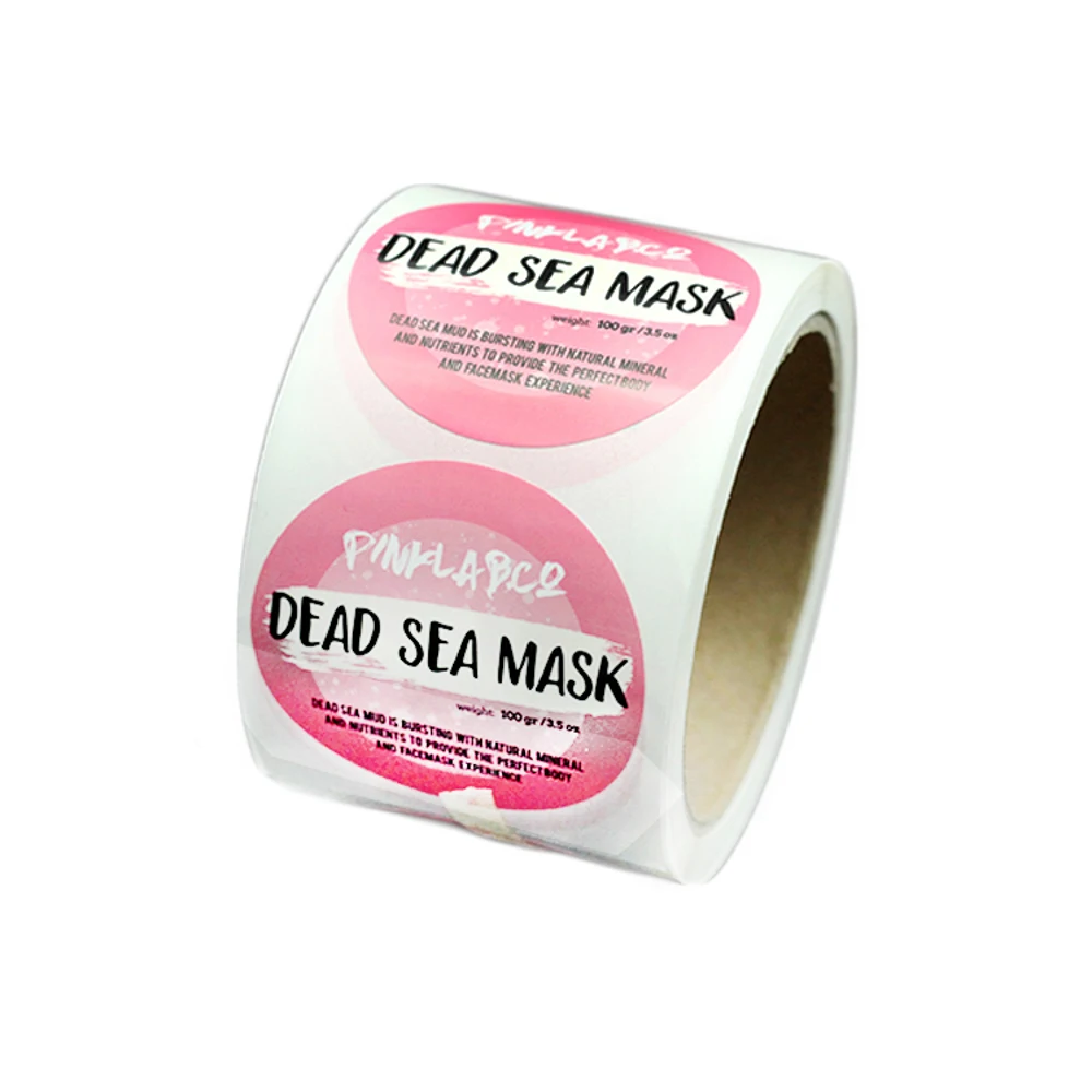 Customized Decoration Supplies Die Cut Sheet Kraft Paper Christmas Sticker Roll