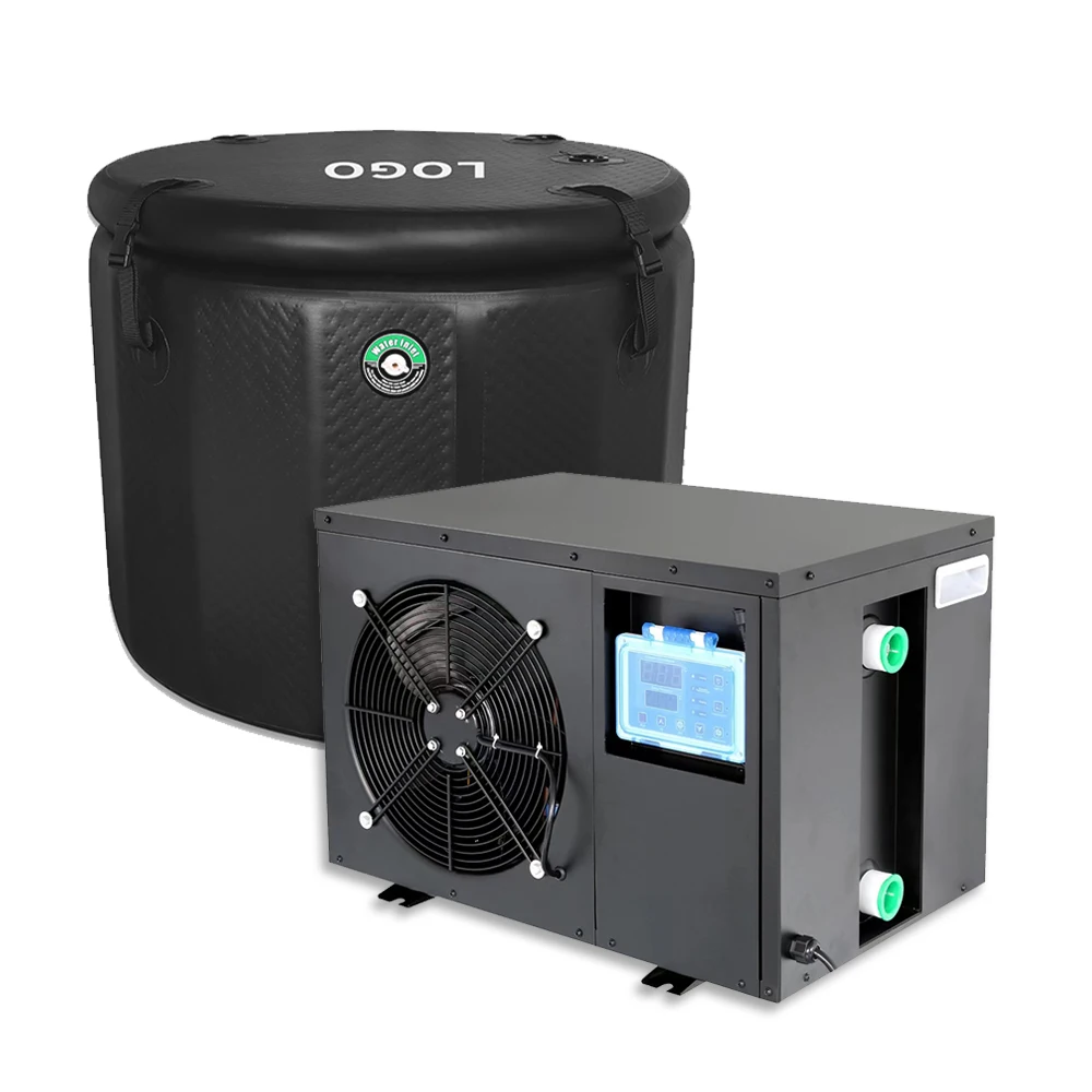 New PVC Water Chiller 1 hp Glycol Chiller Ice Bath Cold Plunge With Water Chiller