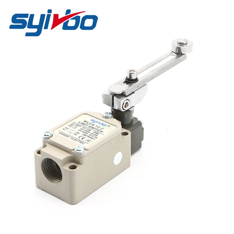 XINGBO двухконтурный Регулируемый роликовый рычаг из нержавеющей стали 12 В водонепроницаемый Концевой выключатель