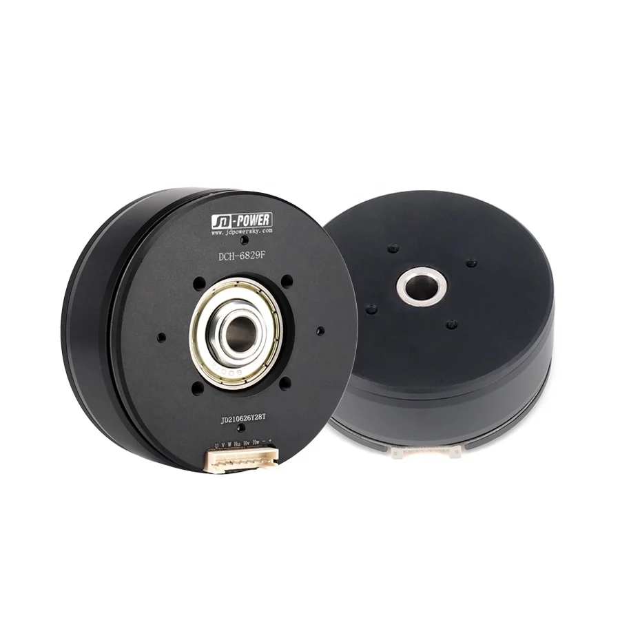 JD-power high quality DCH-6829F outrunner hollow shaft dc brushless motor bldc with switch hall sensor for gimbal stabilizer