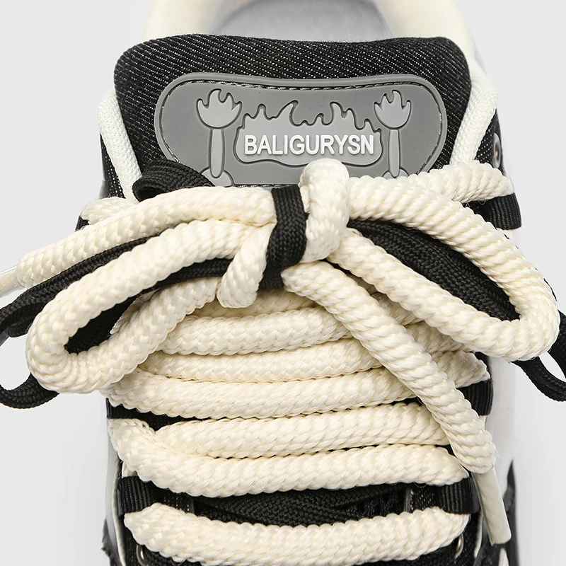 OEM Shoes Men Custom LOGO Denim PU Upper Skateboard Shoes zapatillas para caminar a la moda Design Luxury Shoes Sneakers for Men