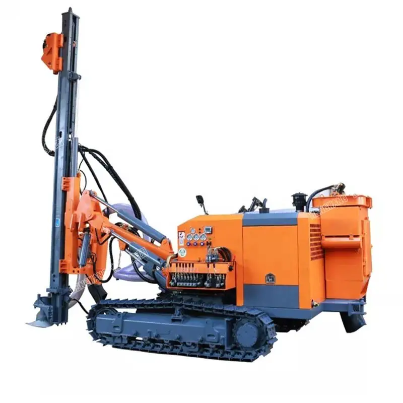 Rocks Mine and Granite Dust free geological exploration coal mining drilling rig machine with all the tools and air compressor