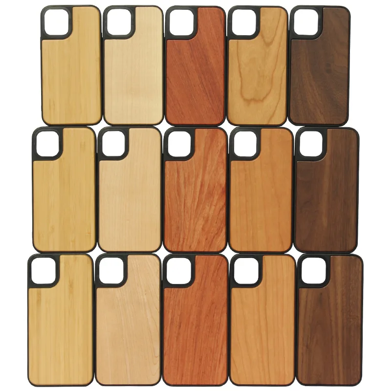 for iphone x xr xs 11 12 pro max wood case print on demand, for iphone 12 blank wooden telephone case