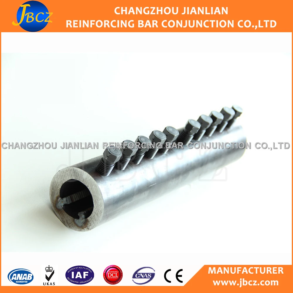 12mm 16mm Steel Bar MBT Type Mechanical Bar Rebar Coupler