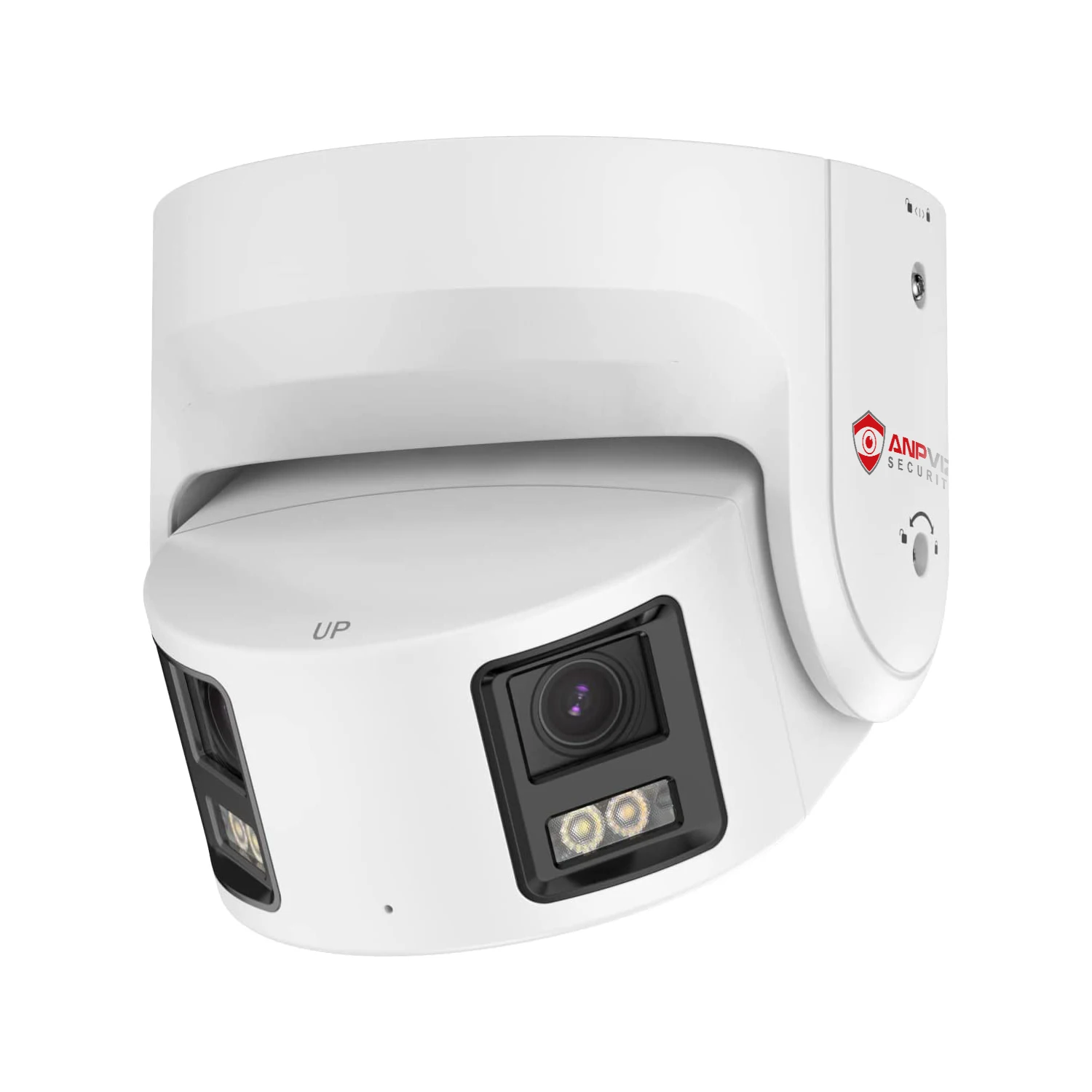 Anpviz POE IP камера видеонаблюдения 6MP видеорегистратор с двумя камерами панорамная 180 градусов изображение человека/транспортное средство обнаружения звук и мигание сигнализация 2-way