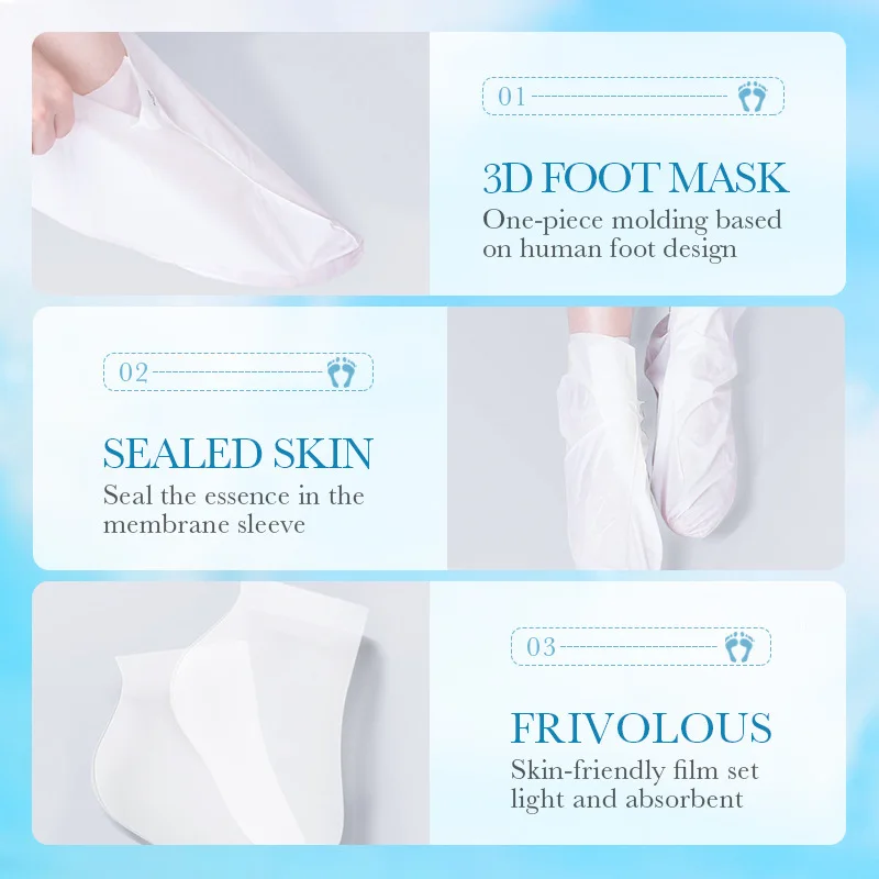 Foot Skin Care Nourishing Whitening Natural Foot Sheet Mask