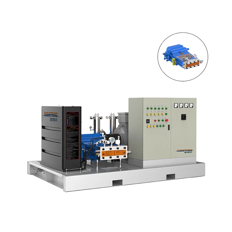 Industrial Cleaning High Quality 2800bar High Pressure Machine Electric motor Water blaster 132kw Hydro Blasting Machine