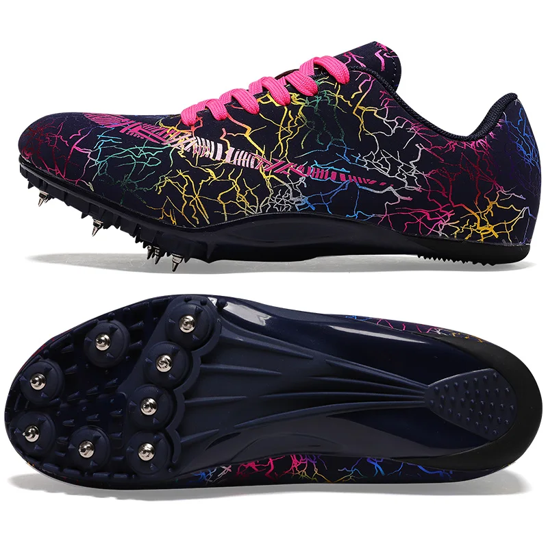 Athletic Field Sport Track Sport Running Spiked Nails Adult Sprint Long Jump Three Standing Nail Shoes Sneakers