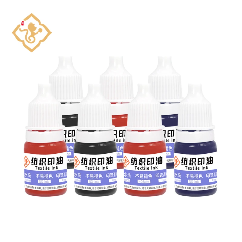 Professional manufacture quality popular product safety textile stamp ink