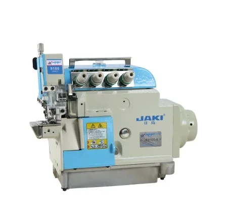 Абсолютно Новый jaki JR-8100-4AT оверлок швейная машина индустриальные