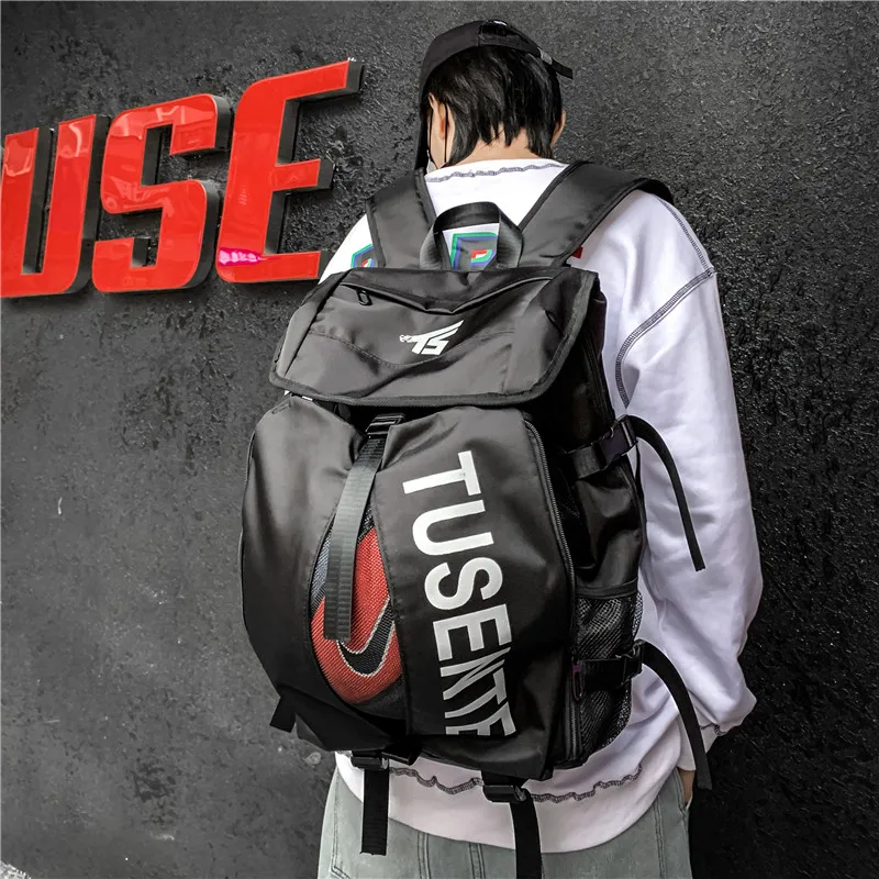 Sh2211 Gym Soccer Volleyball Sport Backpacks Custom Logo casual Waterproof Travel Compartment Shoe basketball bag Team Backpack