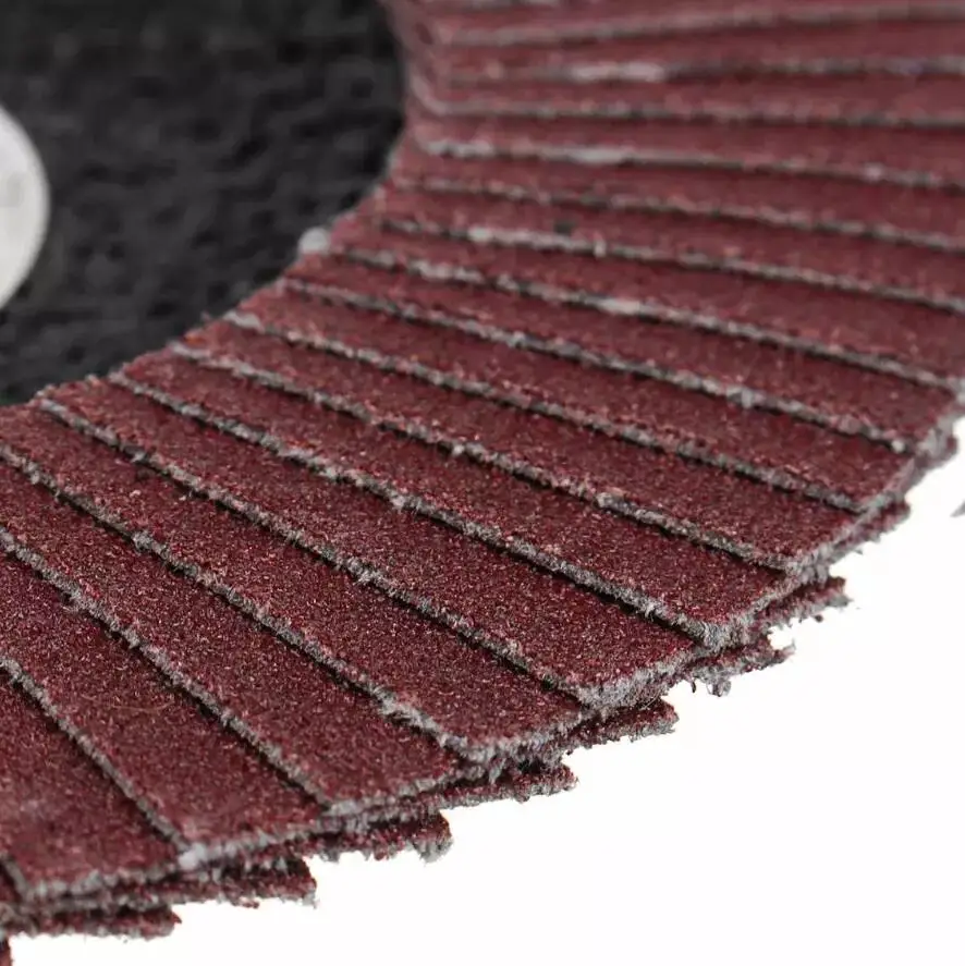 4 Inch Flap Disc Abrasive Tools Aluminum Oxide Red Emery Wheel for Grinding