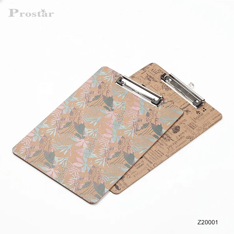 High quality metal clip A4 custom logo clipboard